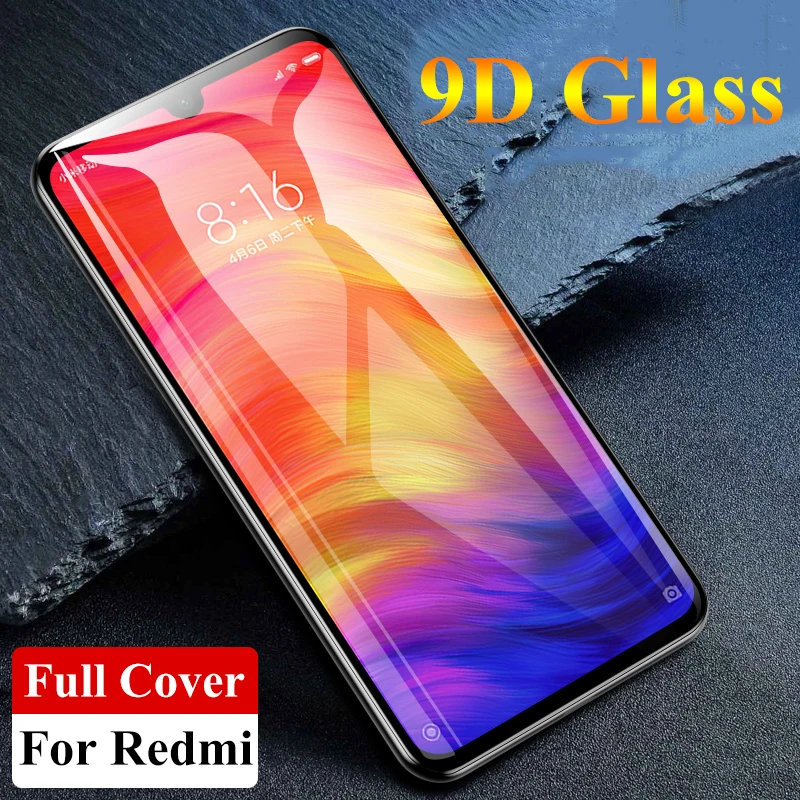 9D защитное закаленное стекло для Xiaomi Redmi Note 7 Pro s 7a Redmi7 Ksiomi 6 5A Prime 5 Plus 6A защита