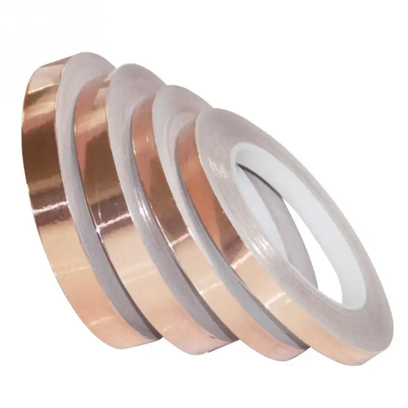 Новый материал CU односторонняя медная фольга стандартная клейкая