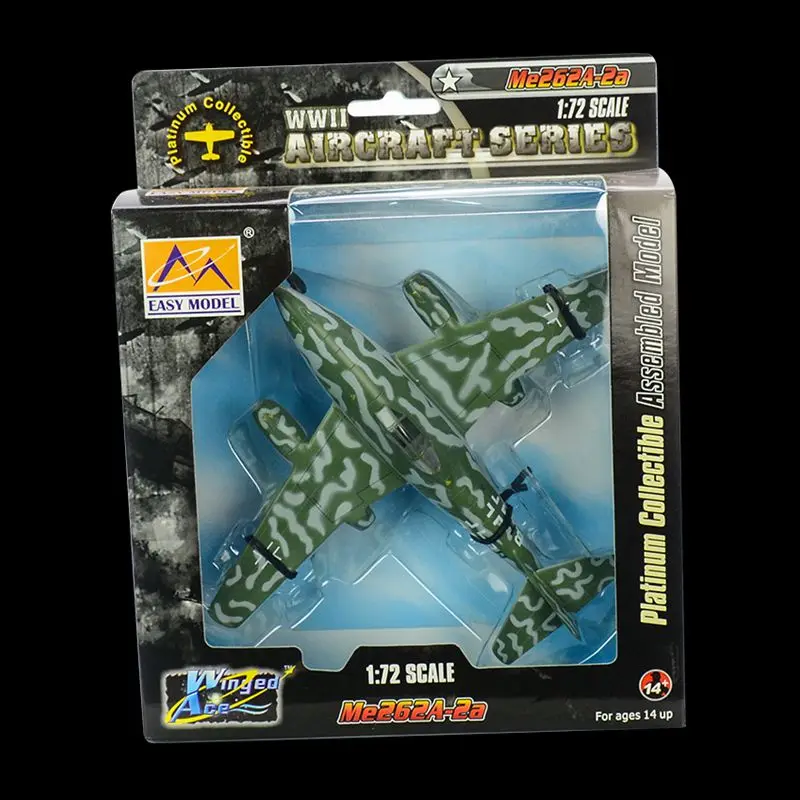 Предварительно построенный 1: 72 Me 262 A-2a Schwalbe Sturmvogel Второй мировой войны самолет хобби коллекционный истребитель готовая пластиковая модель самолета