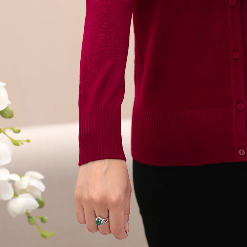 ASLTW Female Cardigan New Casual Long Sleeve O Neck Poncho Sweater Plus Size Solid Color Women |