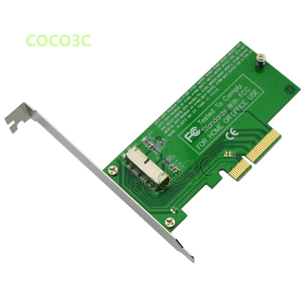 Для MacBook Air A1465 A1466 Pro A1502 A1398 SSD к PCI express 4X настольному ПК PCI-e адаптер + PCIe