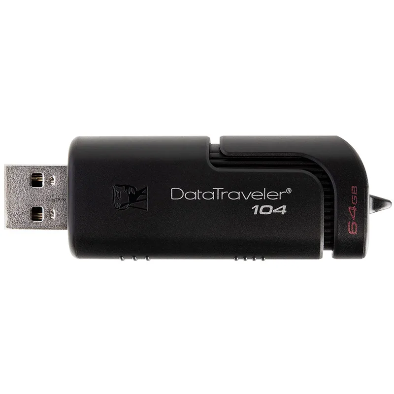 Оригинальный Kingston USB флэш накопитель 64 ГБ 2 0 флешки DT104 бизнес офисный автомобиль