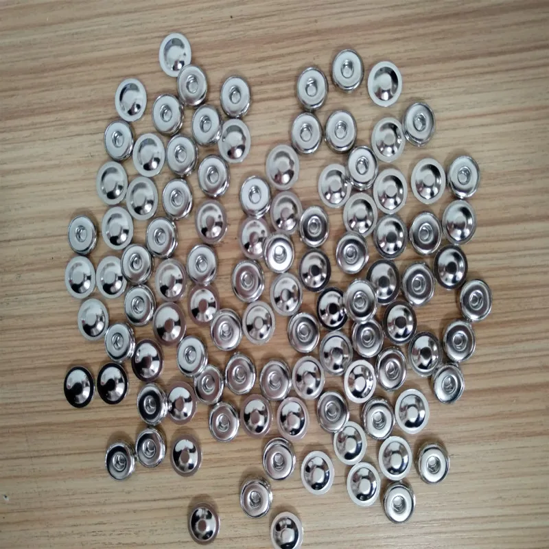 

1000pcs/lot Medical ECG Snap Terminal Physiotherapy ECG parts metal stamping snap-fastener metal buckle wire Nickelplated