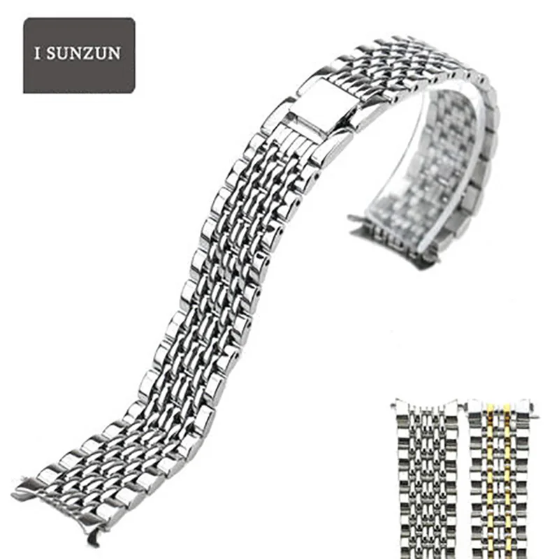 Женские ремешки для часов ISUNZUN классические из нержавеющей стали серии Tissot 1853