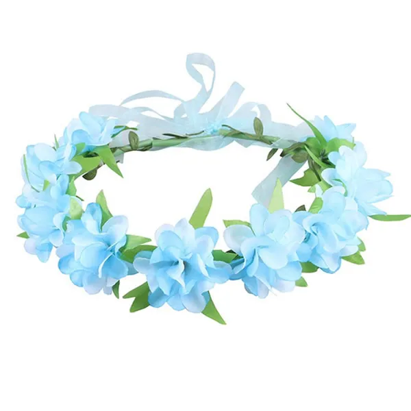 Blue Garland Спящая красавица Платье Для Девочек Принцесса Роза Детский костюм для косплея лес Аврора платья Детские Необычные Хэллоуин Вечерние наряды - Цвет: Blue Garland