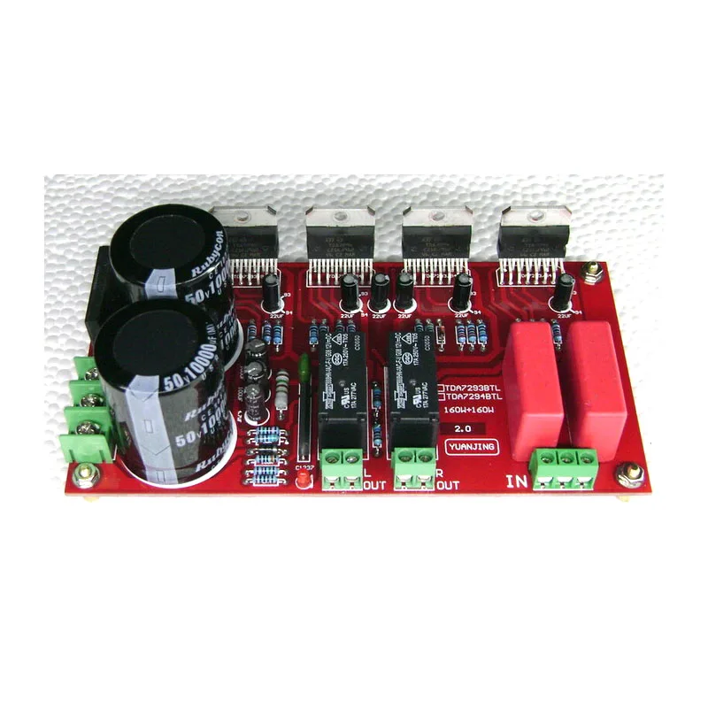 C1237 BTL TDA7294 Усилитель мощности доска высокой мощности плата защиты динамиков 150 Вт+ 150 W