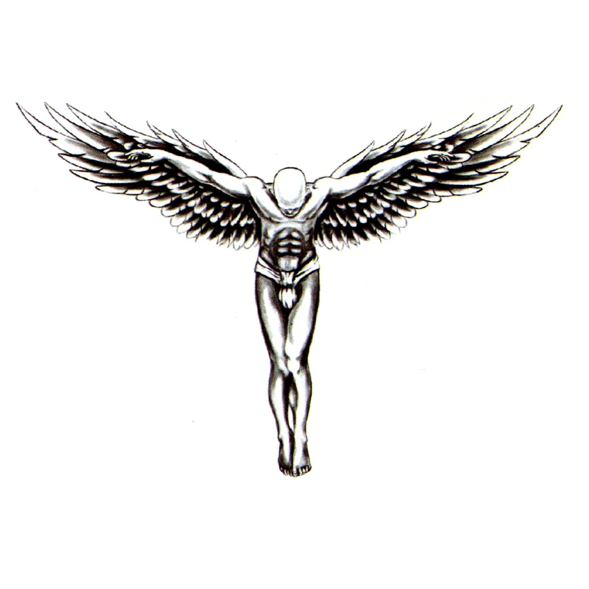 

30pcs Angel Michael Waterproof Temporary Tattoos Men Fake Tattoo The flash Kids Tatuagem Tatoo Temporary Stickers Festival