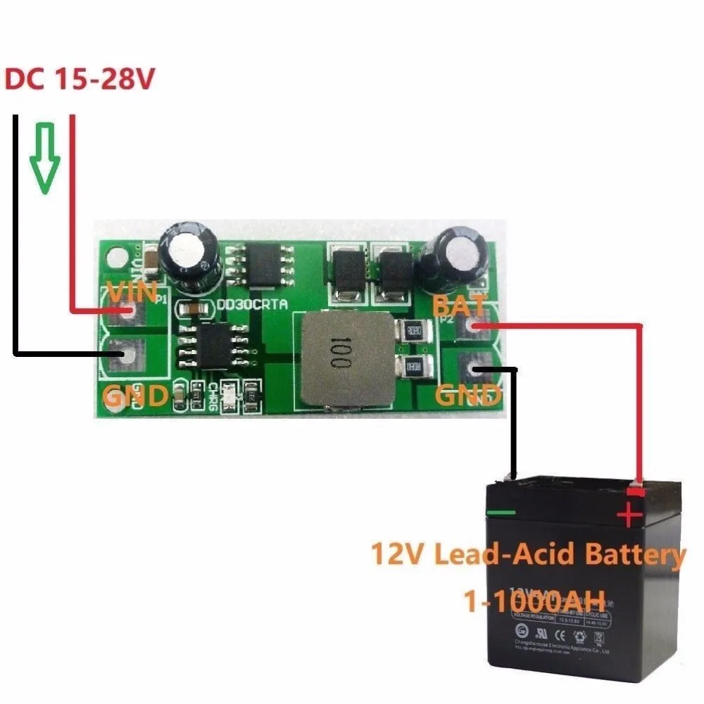 Свинцово кислотная аккумуляторная батарея 3A DC 12V 1 1000ah зарядное устройство для
