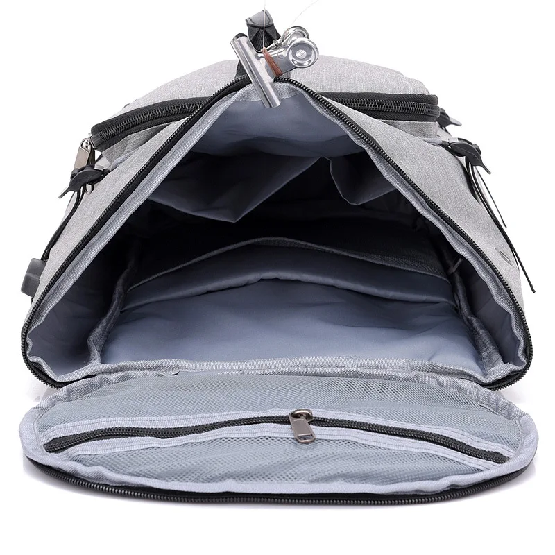 Большой Вместительный рюкзак для ноутбука мужчин Противоугонный замок