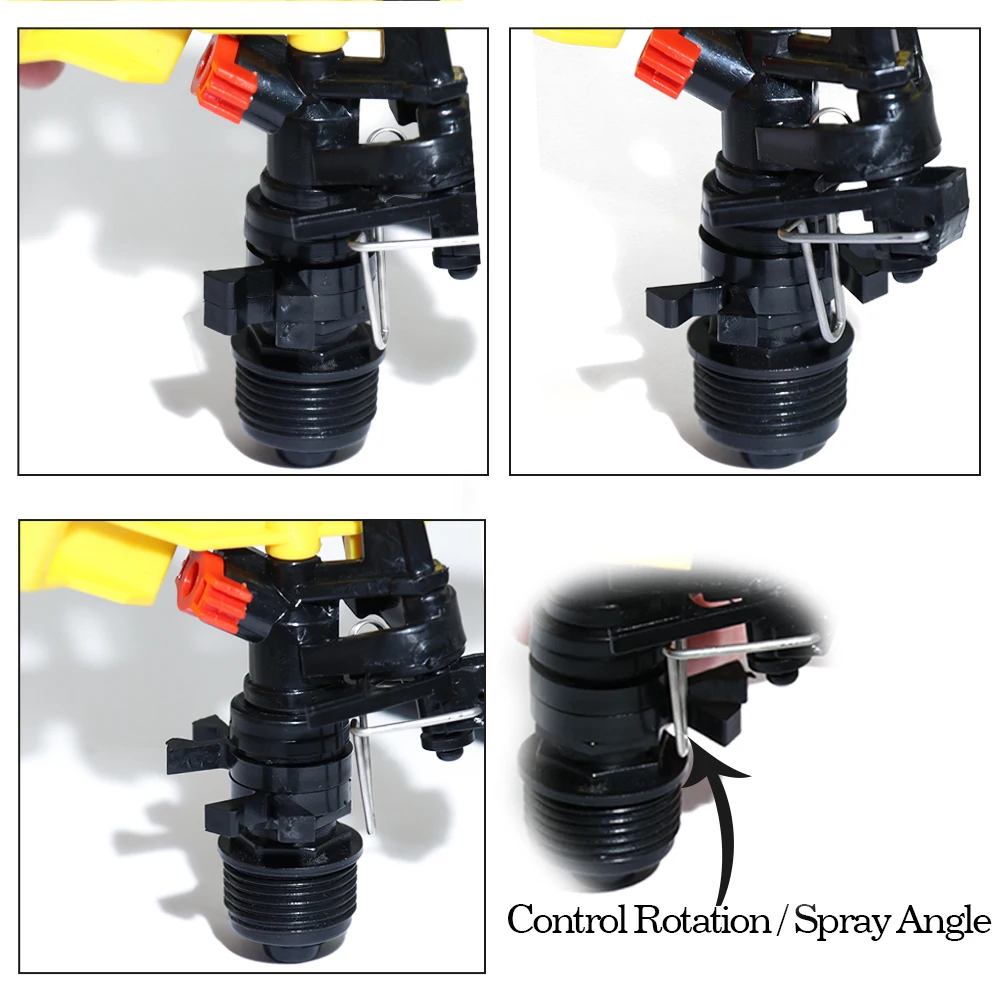 5Pcs 1/2&quot Durable Garden Sprinklers Rotating Spray Nozzle Plant Watering Drippers Sprinkler Lawn Irrigation Tools | Дом и сад
