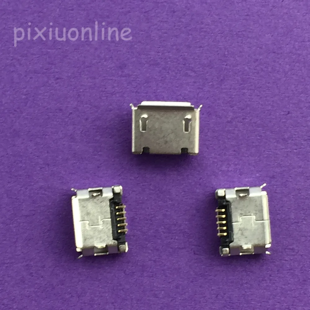 10 шт. G21Y Micro USB 5pin DIP гнездовой разъем для Мобильный телефон Mini зарядная розетка