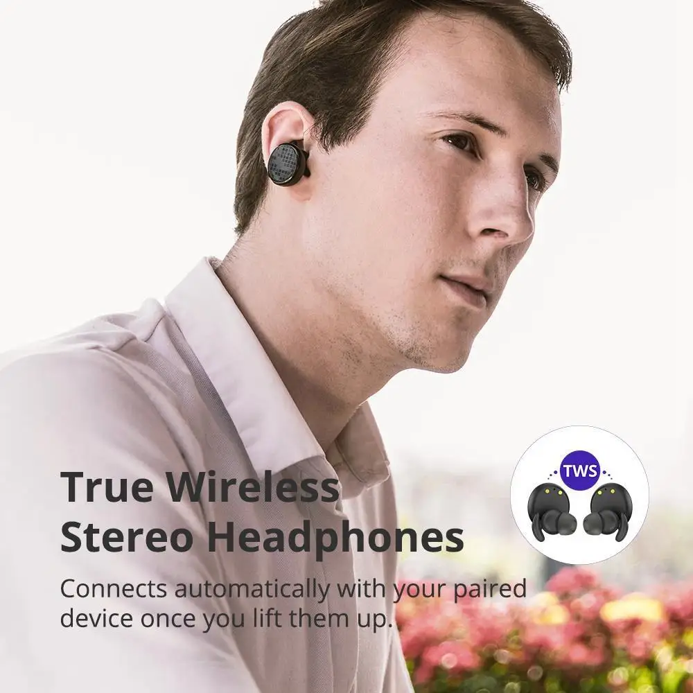 Tronsmart Encore Spunky Buds Bluetooth наушники беспроводные наушники настоящие беспроводные стерео наушники IPX5 с микрофоном для телефонов
