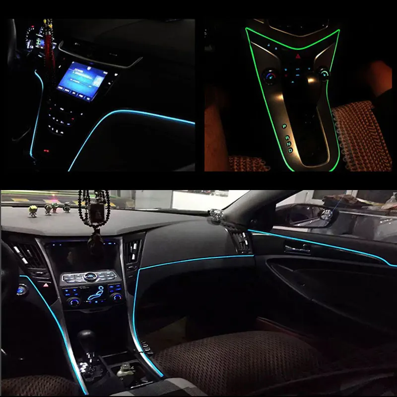 Холодный линейный светодиодный светильник для автомобиля 3 м/Эль kia rio 4 5 ceed sportage k3