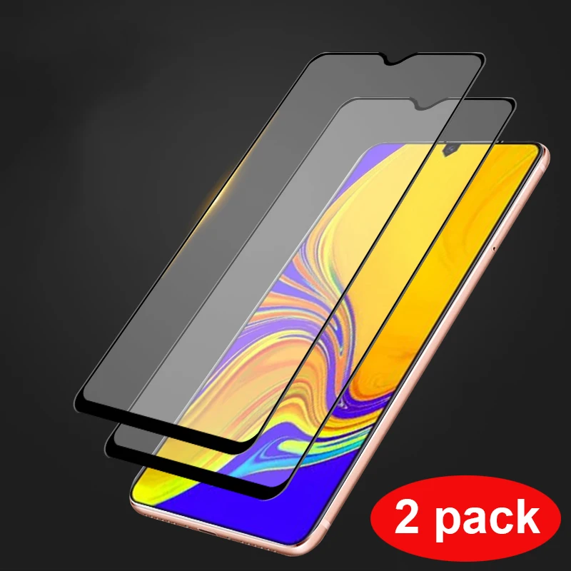 For Samsung Galaxy A50 Tempered Glass Full Cover Screen Protector A10 A30 Armor Film (2 Pack) | Мобильные телефоны и