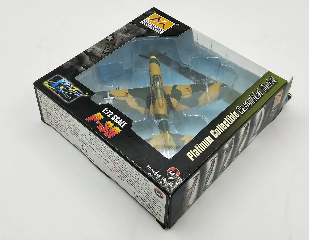 

1:72 World War II P-39 fighter model Aces Trumpeter finished 36324