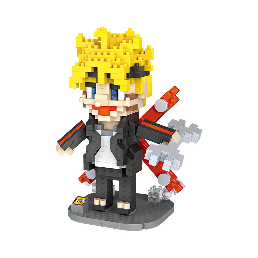 LOZ Diamond blocks мультфильм DIY строительные игрушки Наруто Модель персонажа торги