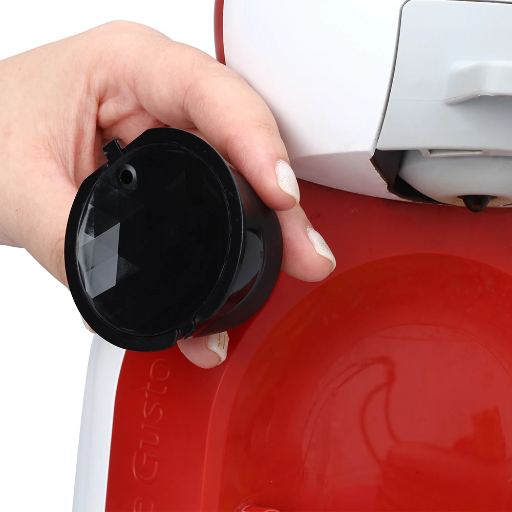 4 накладки 1 вскрытия многоразового combinacapsule Кофе капсула Nescafe Dolce Gusto многоразового пользования Перезаряжаемые капсула с трамбовки Применение 150 раз