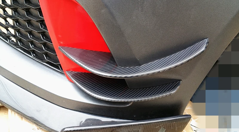 RS7 CANARDS WINGLETS--ABT STYLE из углеродного волокна [4 шт./компл.] для AUDI NICE FITMENT &amp FITMENT! |