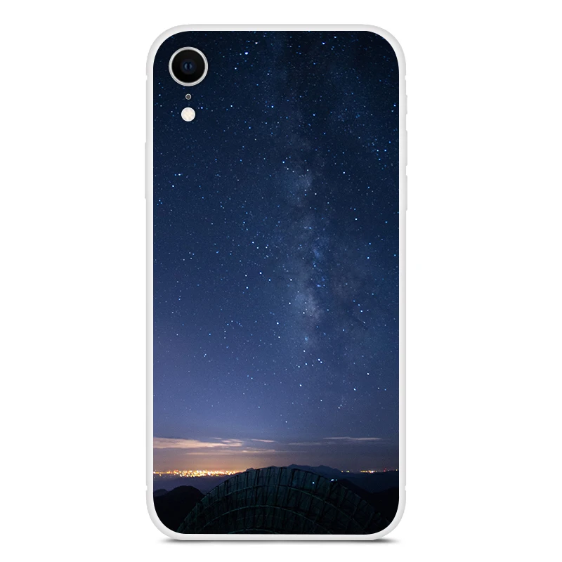 Забавный Звездный чехол для телефона iPhone XR мягкая задняя крышка из ТПУ X R