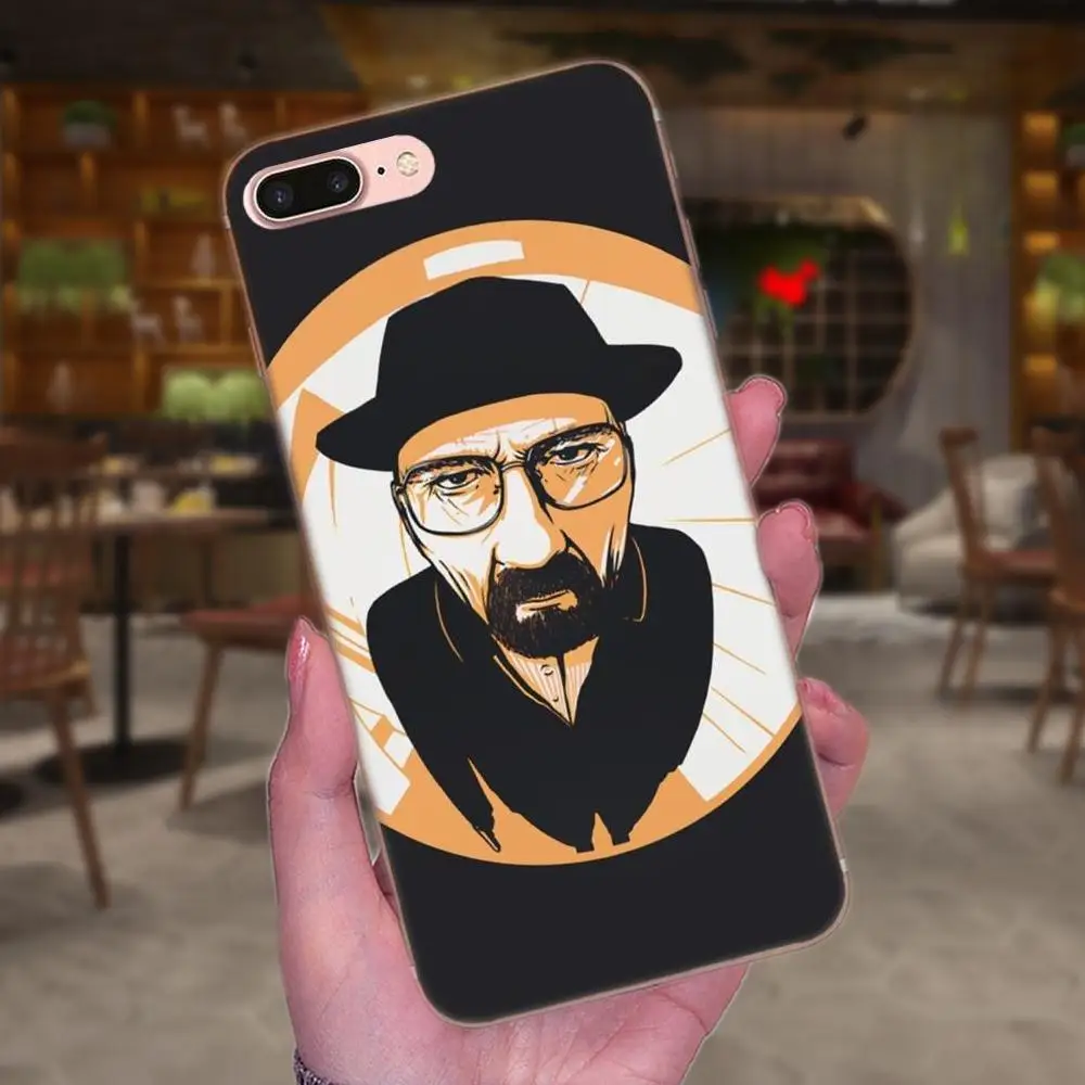 Для HUAWEI Mate 7 8 9 10 20 P8 P9 P10 P20 P30 Lite Plus Pro Чехлы для сотовых телефонов из мягкой искусственной кожи с принтом «во все тяжкие» химии Уолтер - Цвет: as picture