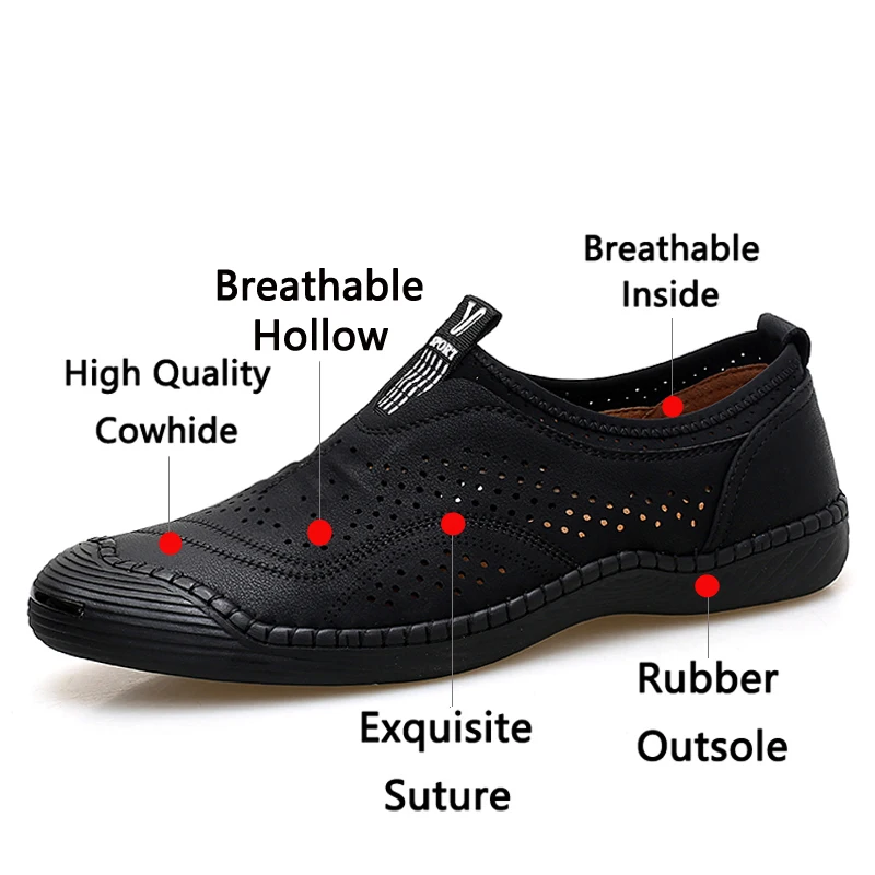 JUNJARM 2019 Handmade Men Casual Shoes Loafers Quality Breathable Microfiber Flats Slip-on Moccasins | Обувь