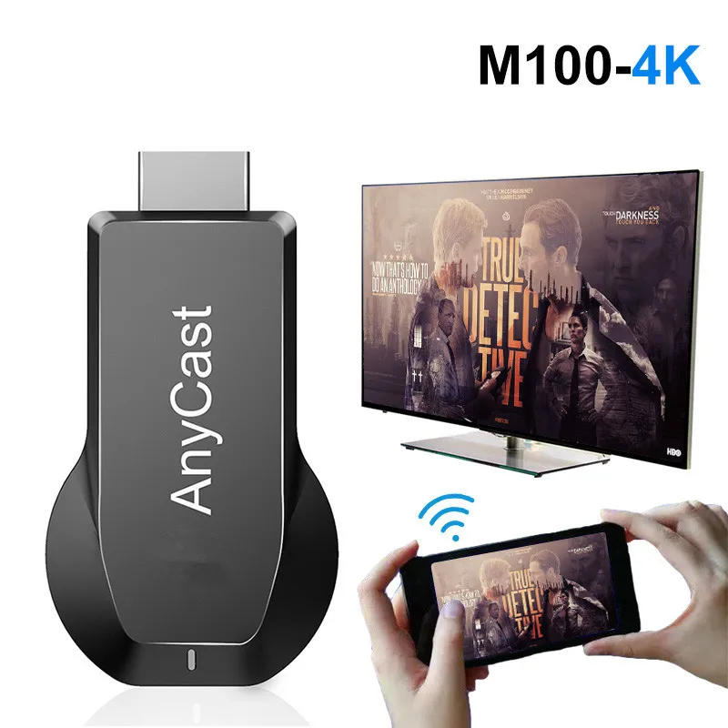 ТВ флешка M100 2 4/5 8 ГГц 4K Wi Fi 1080P HD|SmartTV-стики и тюнеры| |