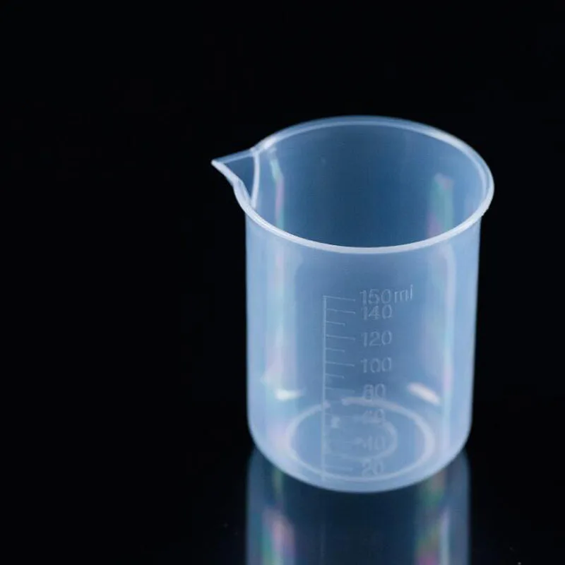 

200pcs 150ml Transparent Plastic Measuring Cup with Accurate Scales for Household Home Kitchen Laboratory ZA6551