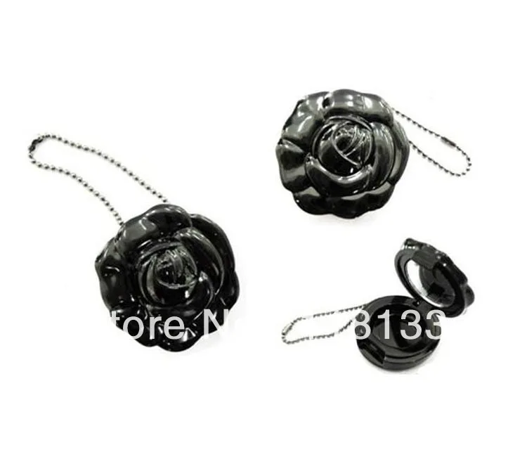 Rose Eye Shadow Box Empty Jar Fashion Black DROP SHIPPING |