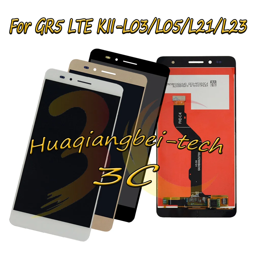 

5.5'' New For Huawei GR5 LTE KII-L03 KII-L05 KII-L21 KII-L23 Full LCD DIsplay + Touch Screen Digitizer Assembly 100% Tested