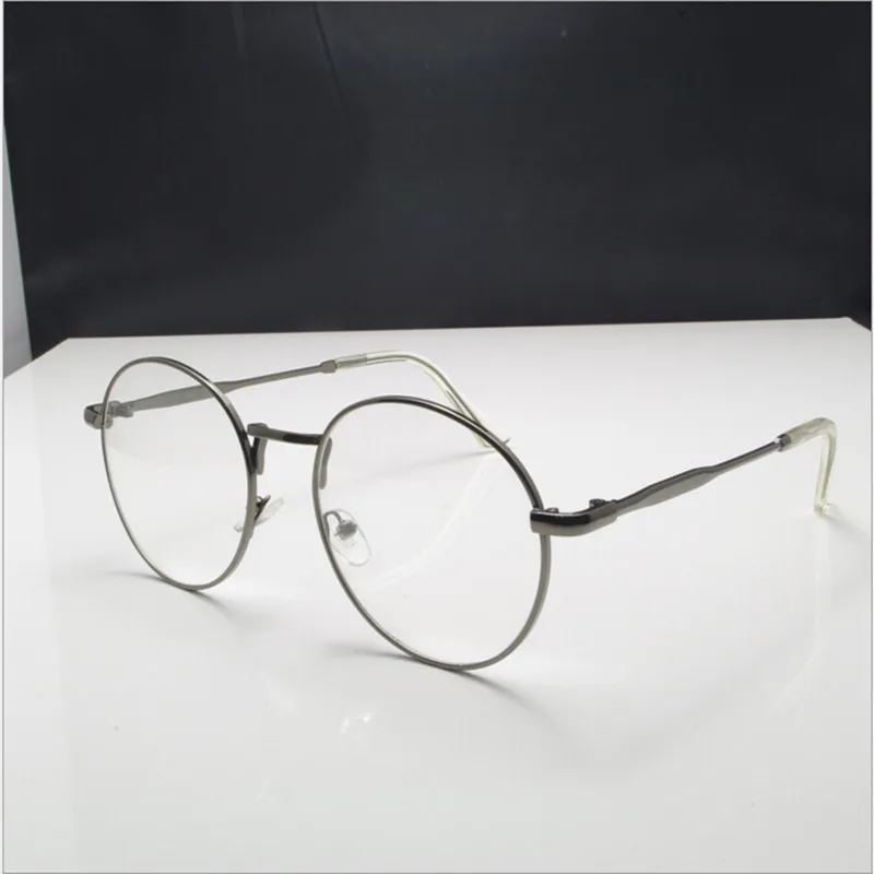 Новинка Высокое качество Античные ретро круглые очки металлическая оправа