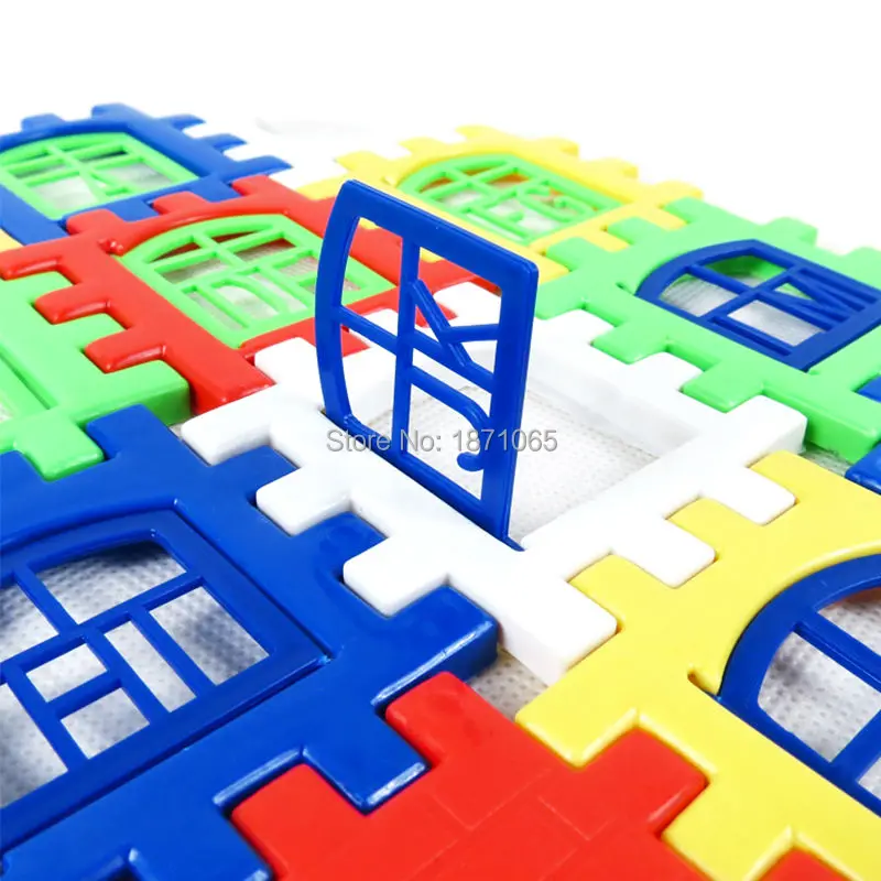 24 шт./компл. домика для маленьких детей строительные блоки игрушки Обучающие