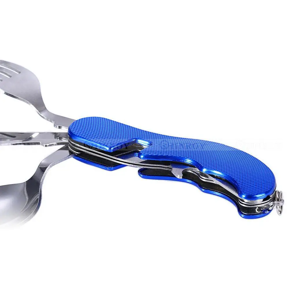 Походная Складная посуда из нержавеющей стали многофункциональные портативные