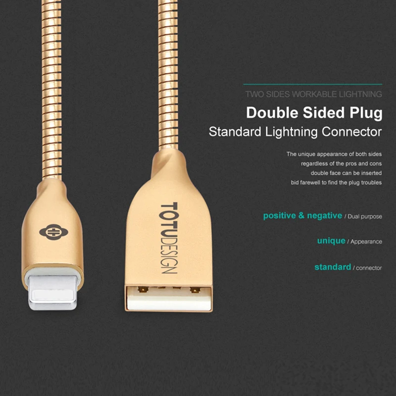 TOTU USB кабель для iPhone Xs Max Xr X 8 7 6 6s Plus 5 5S Se iPad быстрой зарядки мобильного телефона