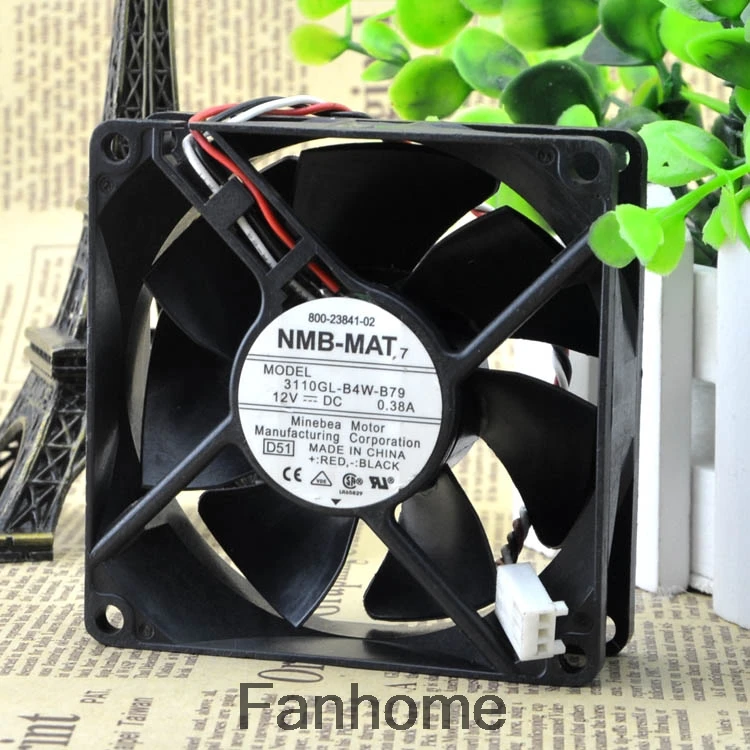 Для NMB 3110KL 04W B79 DC12V 0.38A Cisco (Cisco) переключатель трехлинейный 8025 вентилятор|Кулеры и