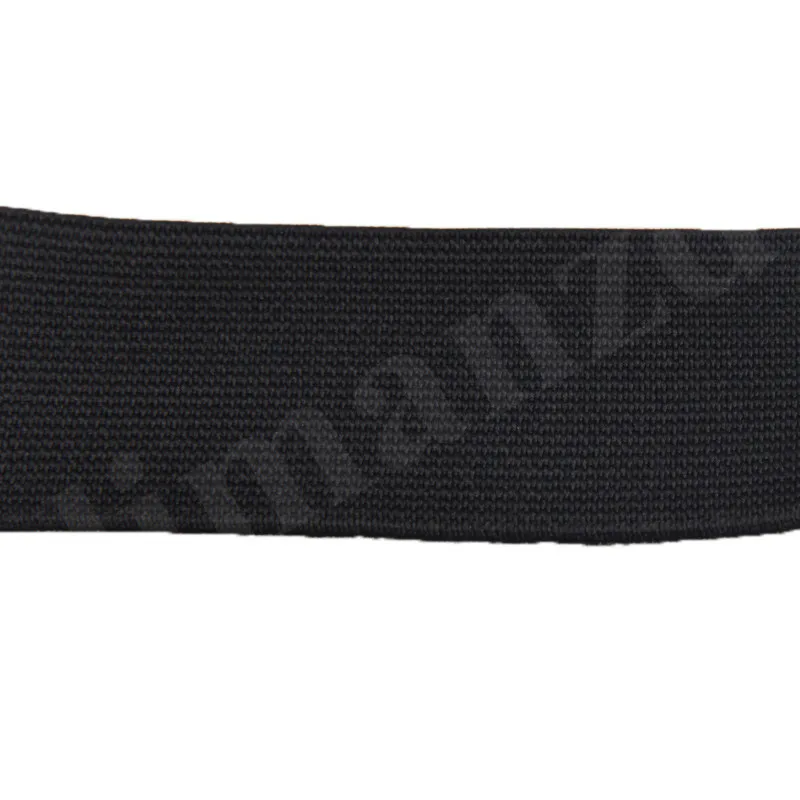 

1 inch 25mm black woven elastic band webbing hot sale