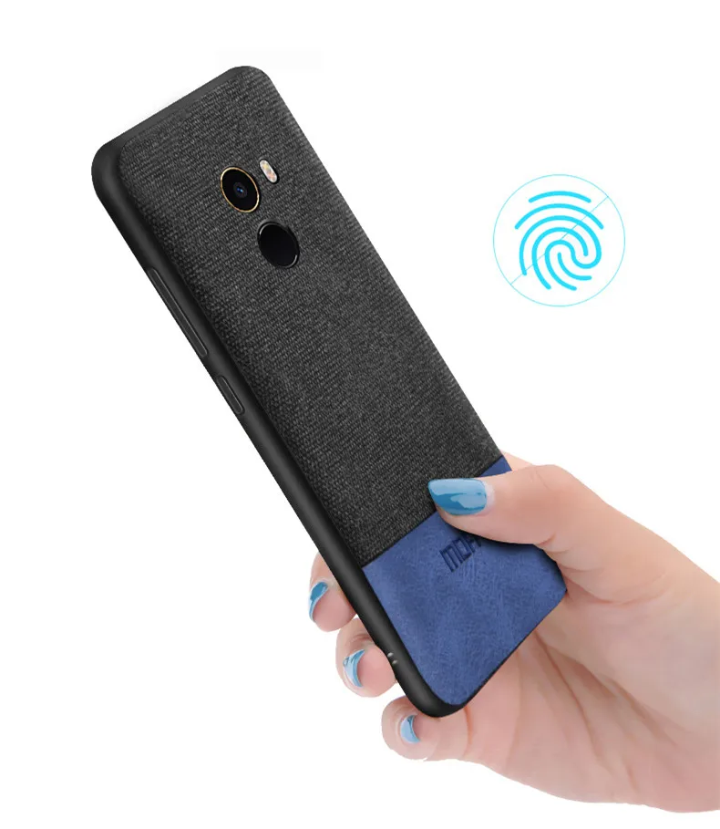 Xiaomi mi x 2 Чехол для xiaomi mi x2 задняя крышка Силиконовый противоударный тканевый чехол capas MOFi xiaomi mi x 2 Чехол