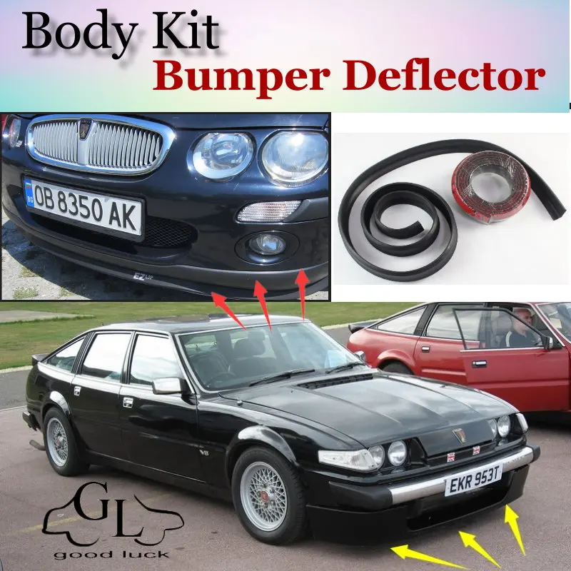 Дефлектор губ бампера для Rover SD1 / Standard 2000 передняя юбка спойлера ДЛЯ вентиляторов