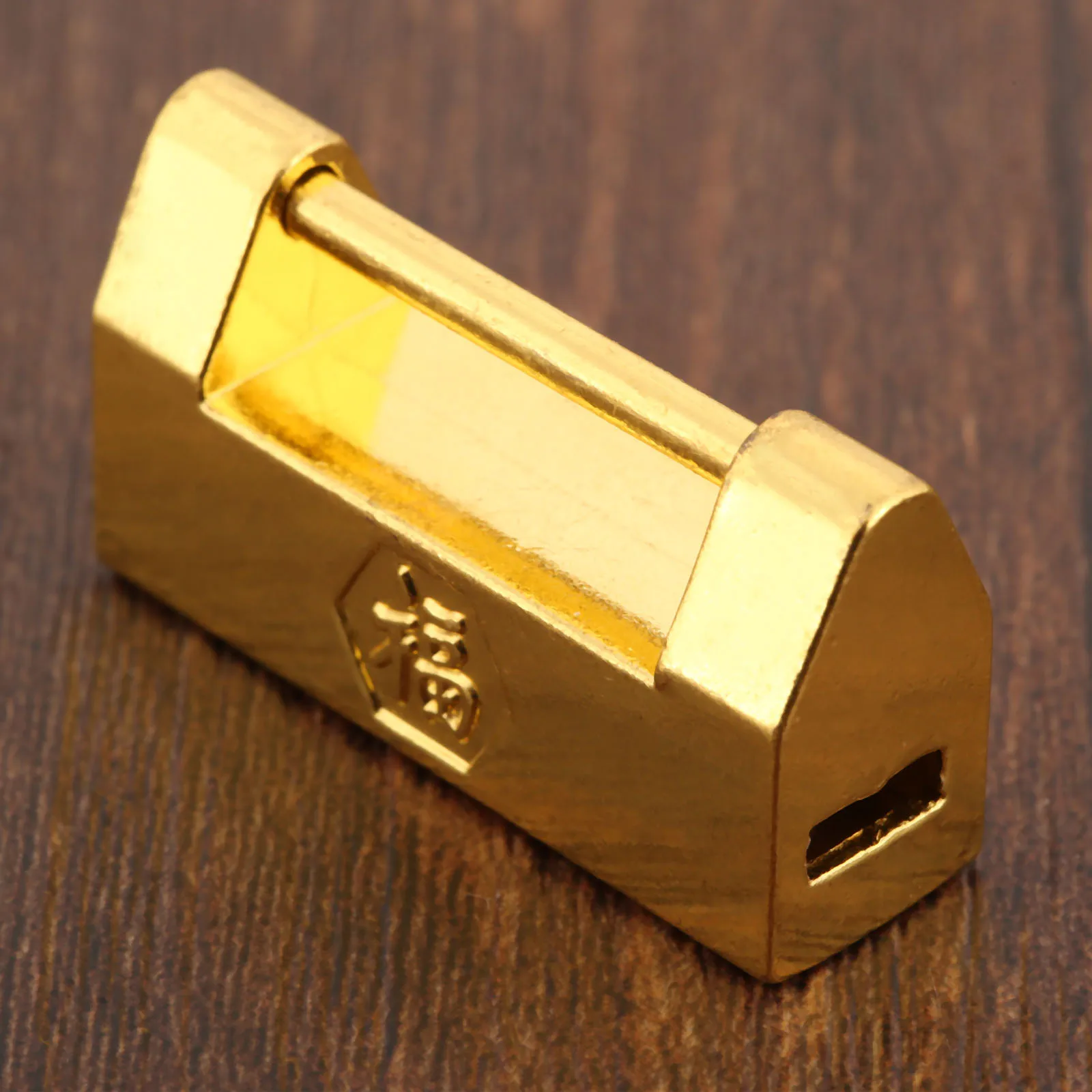 

1Pc Chinese Old Decorative Lock Jewelry Chest Box Padlock for Wood Suitcase Drawer Cabinet Door Hardware Locks Zinc Alloy Gold