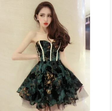 2015 новое поступление вечерние женские платья сексуальное платье без бретелек с