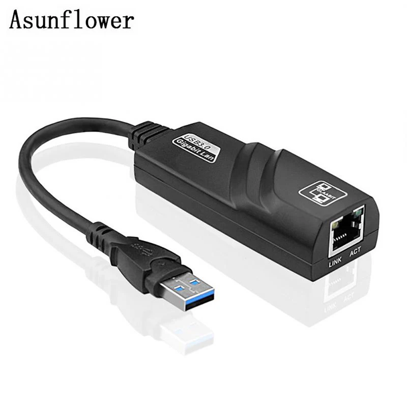 USB Ethernet адаптер к RJ45 Lan внешняя сетевая карта 10/100/1000 Мбит/с гигабитный lan-адаптера