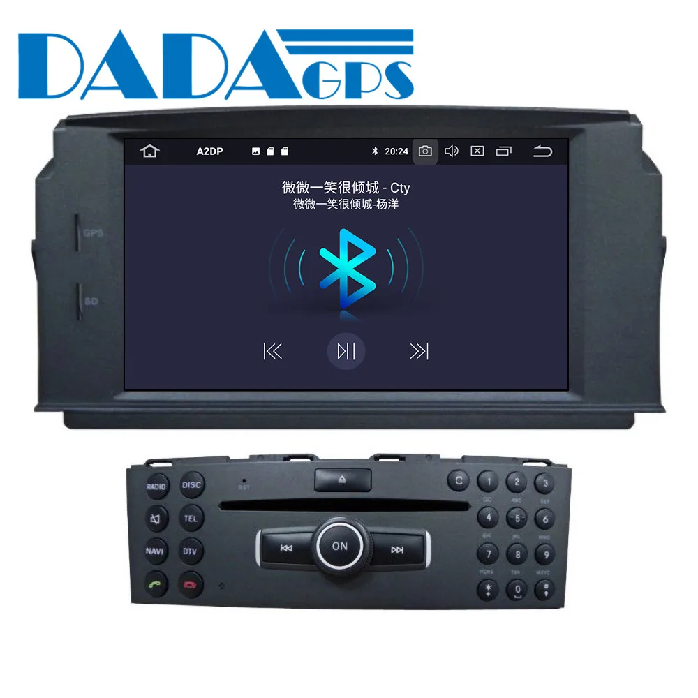 Автомобильный мультимедийный DVD плеер на Android GPS радио для Mercedes Benz W204 C200 C180 2007 2010