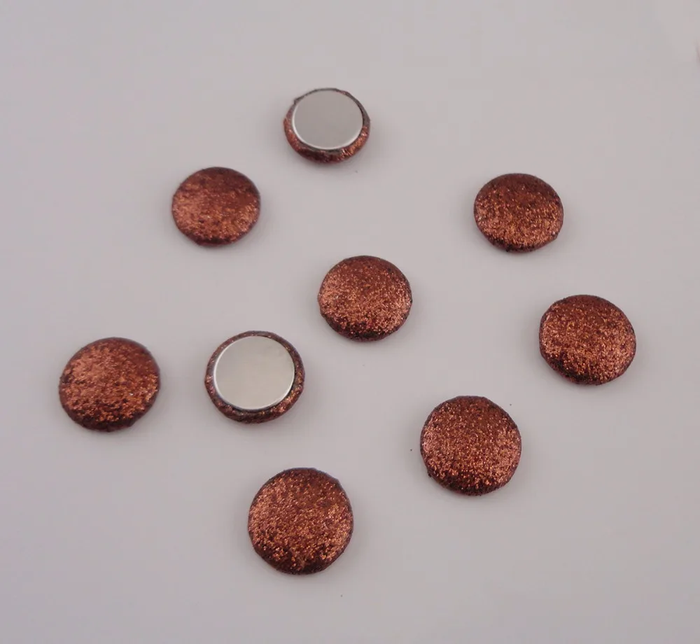 Круглые бусины пуговицы с шоколадным блеском 20 мм 50 шт.|beads parts|button rhinestonebeaded saree |