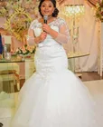 Гламурное свадебное платье для невесты, ожерелье, свадебное платье размера плюс, одежда принцессы для невесты, suknia slubna
