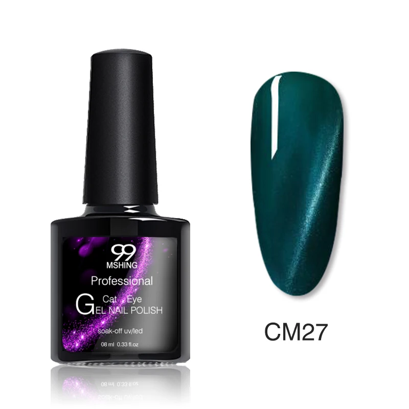 CM27 Mshing99 3D кошачий глаз Гель-лак для ногтей vernis Полупостоянный УФ-лак для маникюрный гель для ногтей праймер верхнее покрытие Гель-лак - Цвет: CM27