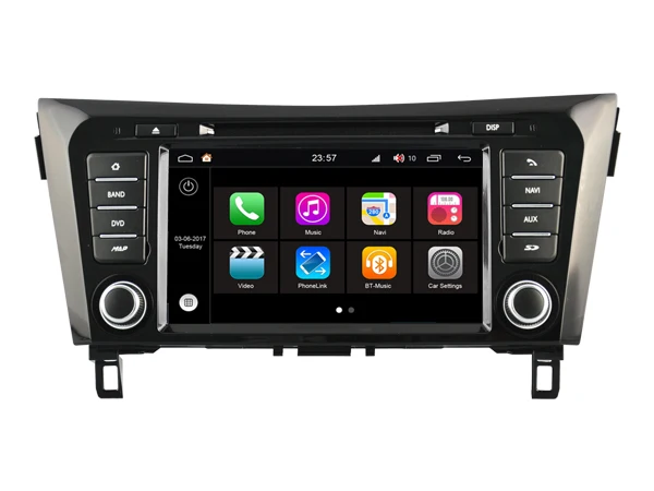 S190 Android 7.1 dvd плеер автомобиля для Nissan X Trail 2014/Qashqai/Rogue аудио стерео Мультимедиа GPS