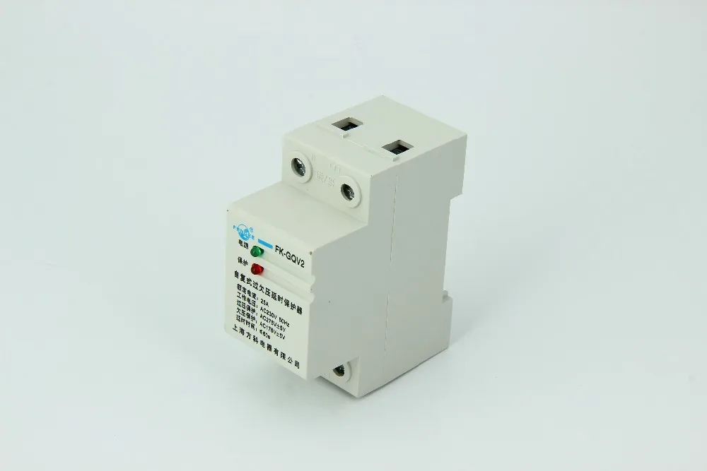 1 шт. FK GQV2 25A AC220V din рейка 2 полюса P самовосстанавливающаяся Защита от