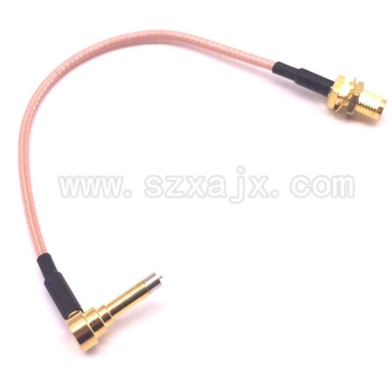 2 шт. RF разъем RP SMA женский (шип) MS156 (IP 9) RG316 кабель 15 см штекером для Мобильный