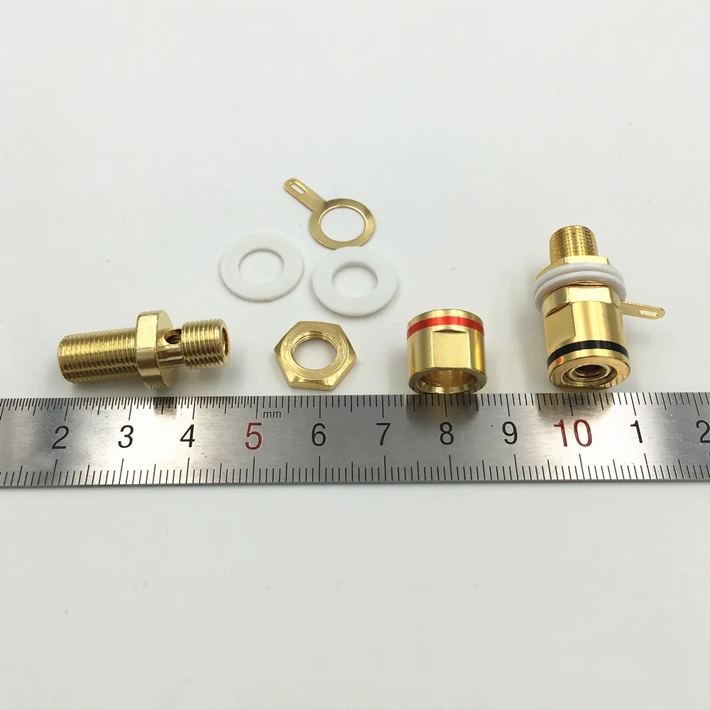20 шт. медные контактные разъемы для колонок|socket connector|socket plugsocket jack |