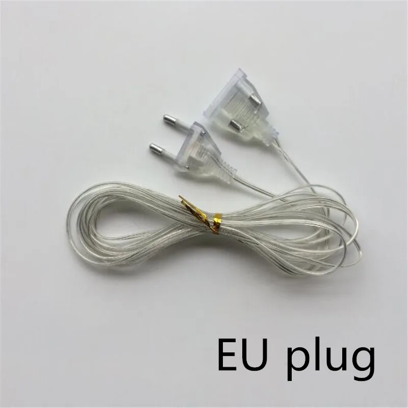 Удлинитель прозрачный с вилкой европейского стандарта 220 В 3 м|home outdoor|outdoor garlandlight