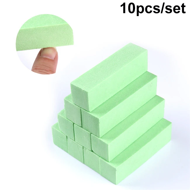 10pink green 10/4/1 шт. придание ногтям формы шлифовальный Блокировка Шлифовальные Файлы Professsional DIY маникюр с полировкой ногтей органайзер для приборов дизайна ногтей аксессуар - Цвет: 10pink green